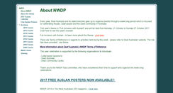 Desktop Screenshot of nwdp.waad.org.au