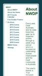 Mobile Screenshot of nwdp.waad.org.au